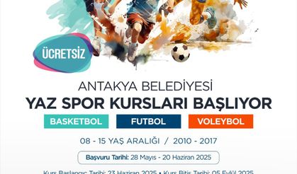 Yaz Spor Kursları başlıyor