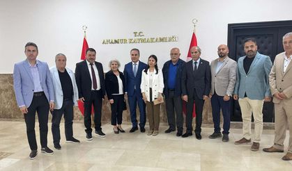 AGF Heyetinden Anamur Kaymakamına Ziyaret