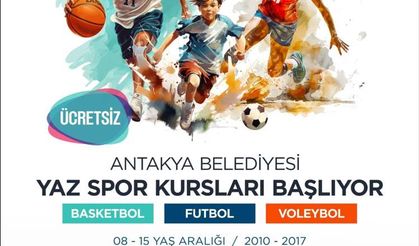 Yaz spor kursları başlıyor