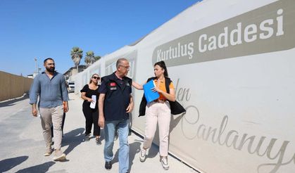 Başkan Yapar, Kurtuluş ve Kemalpaşa Caddeleri’nde incelemelerde bulundu