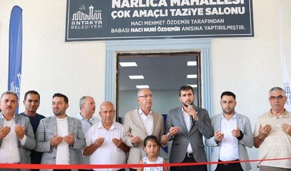 Narlıca Mahallesi çok amaçlı salon ve taziye evi açıldı