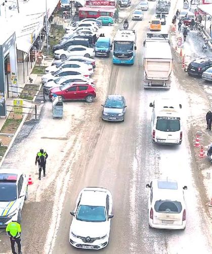 Hatay'da hatalı park denetim