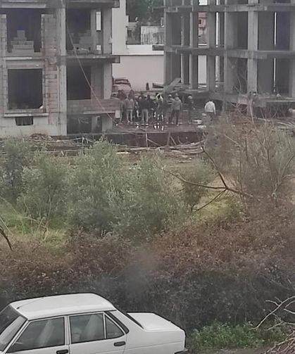 İnşaatın 5'inci katından düşen işçi öldü