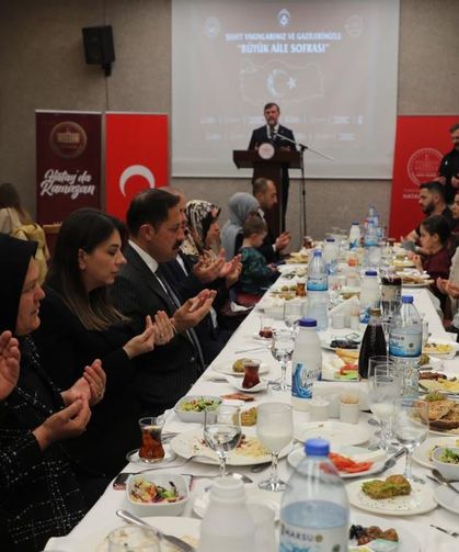 Hatay’da şehit aileleri ve gaziler iftar sofrasında buluştu