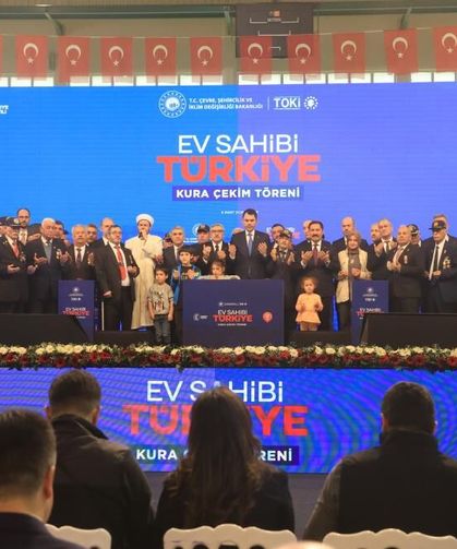 Hatay'da 13 bin 289 konutun kura çekim töreni gerçekleşti