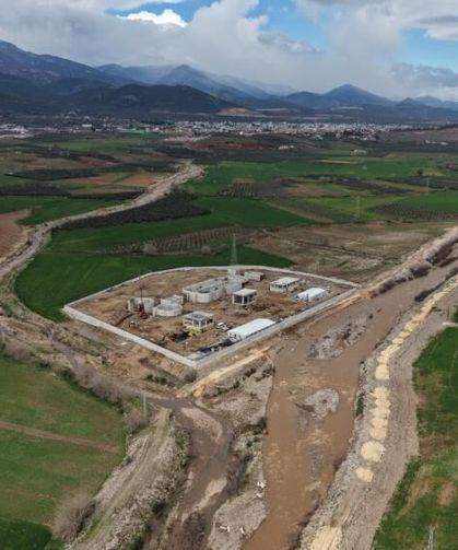 Hatay Büyükşehir Belediyesi, Hassa’ya atıksu arıtma tesisi inşa ediyor