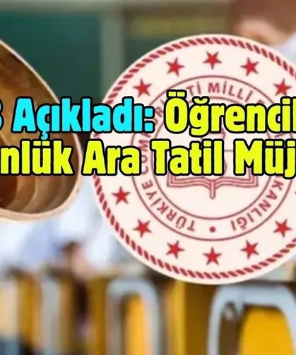Öğrencilere 9 günlük tatil