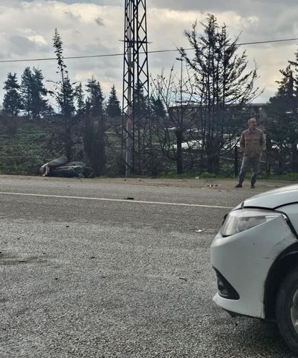 Antakya’da otomobille çarpışan motosikletin sürücüsü hayatını kaybetti