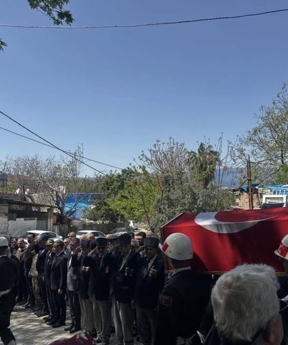 Defne'de Kıbrıs Gazisi son yolculuğuna uğurlandı