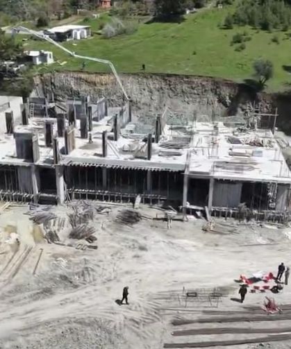 Vali Masatlı Belen’de okul inşaatını inceledi