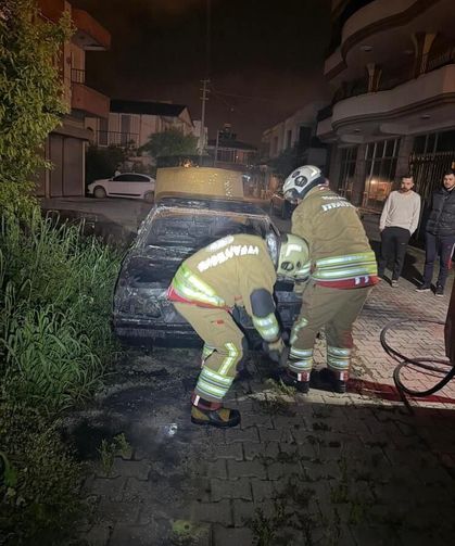 Yanan FİAT TOFAŞ kullanılmaz hale geldi