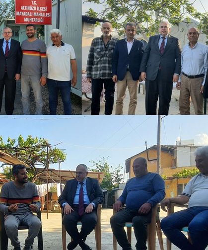 Milletvekili Çalışkan Altınözü’nü Karış Karış Gezdi