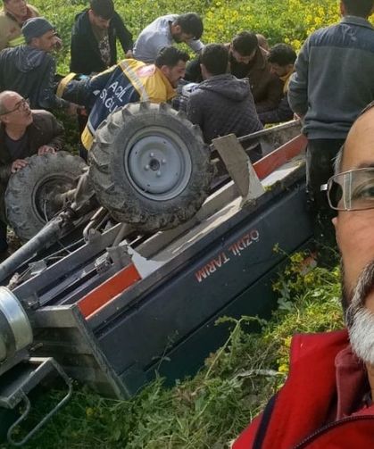 Takla atan patpatın sürücüsü hayatını kaybetti