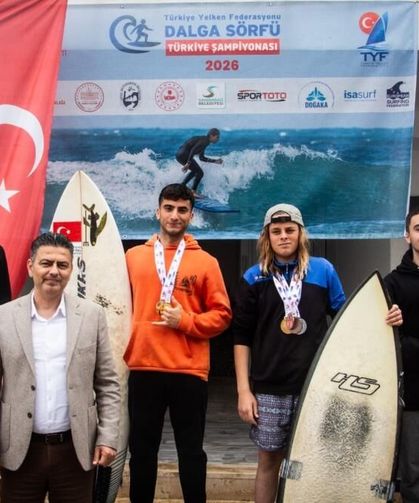 Türkiye Dalga Sörfü Şampiyonası Samandağ’da tamamlandı