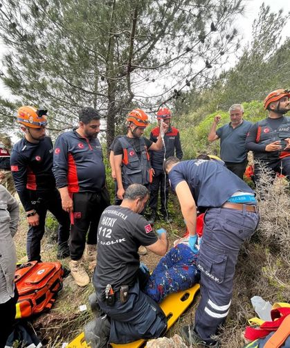 Yaşlı kadın, kekik toplarken uçurumdan yuvarlandı