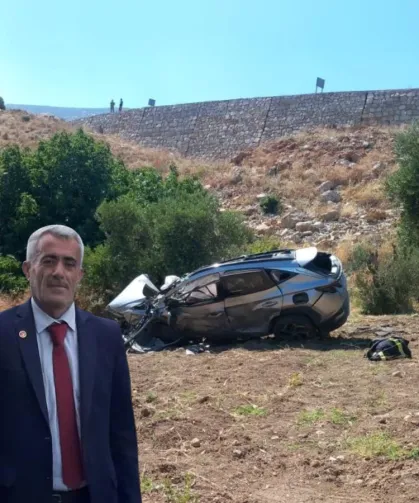 Uçuruma yuvarlanan cip hurdaya döndü: 1 ölü