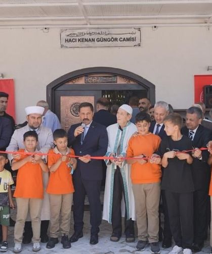 129'uncu cami olan 'Akçaova Kenan Güngör Camii' ibadete açıldı