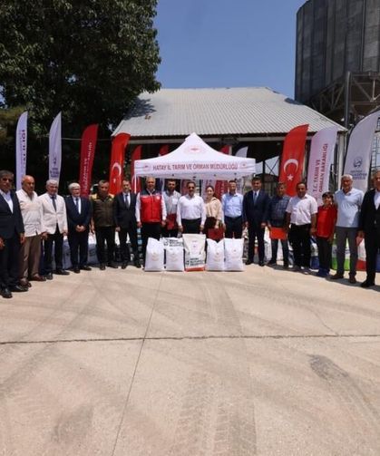 Kırıkhan’da 30 milyon liralık tohum desteği üreticilere ulaştırıldı