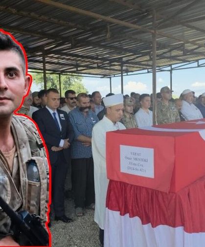 Kalp krizi geçirerek vefat eden uzman çavuş son yolculuğuna uğurlandı