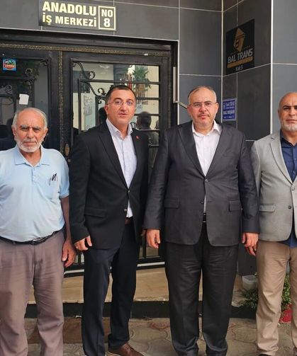 Milletvekili Çalışkan, İş İnsanı Ramazan Öksüz’ü Ahsen Demirçelik’in Ofisinde Ziyaret Etti