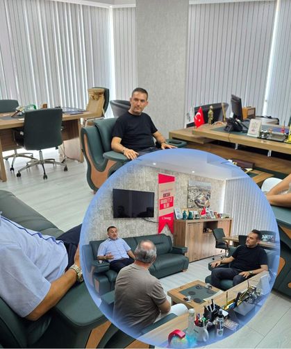 MHP’li Meclis Üyesi Adem Akyürek ve İş İnsanı Şah Murat Ateş’ten Ziyaret