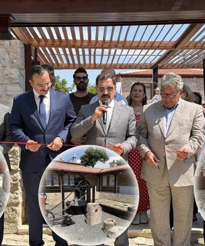 Kentin ilk zeytinyağı fabrikası olan tarihi yapı, depremde aldığı hasarların onarılmasıyla yeniden müze olarak açıldı