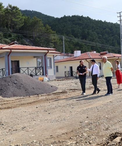 Işıklı Mahallesi’ndeki kırsal afet konutlarında sona gelindi