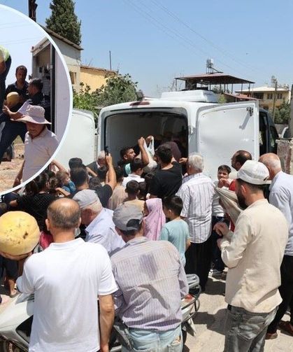 Depremzede vatandaşlara 100 ton kavun ücretsiz dağıtıldı