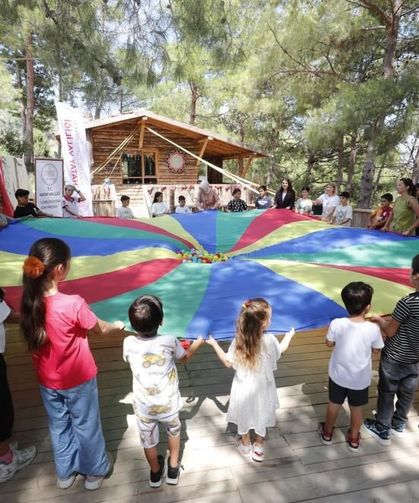 "Yüreğimizdeki Işık"projesi kapsamında çocuklara doğayla iç içe eğitim