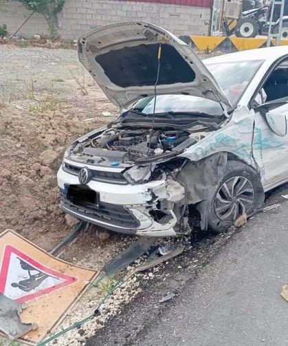 Samandağ’da trafik kazası:1 yaralı