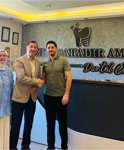 Başkan Öksüz'den, Diş Hekimi Erk Bahadır Amaç’a Hayırlı Olsun Ziyareti