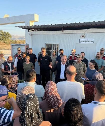 Cansuyu konteyner kentte tahliye süreci vatandaşlara anlatıldı