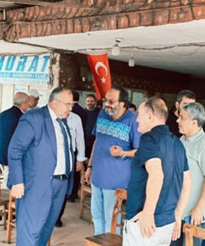 Çalışkan, Payas’ta şoför esnafının sorunlarını dinledi