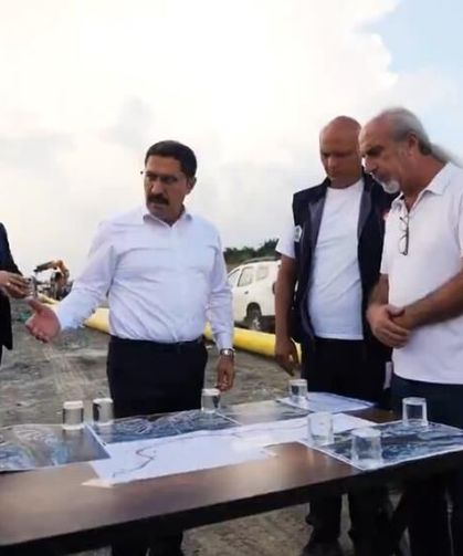 Koçören TOKİ bölgesinde 7 kilometrelik yol çalışması sürüyor