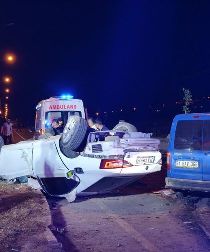 Otomobil takla attı: 6 yaralı