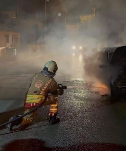 Park halindeki TOFAŞ'ta yangın çıktı