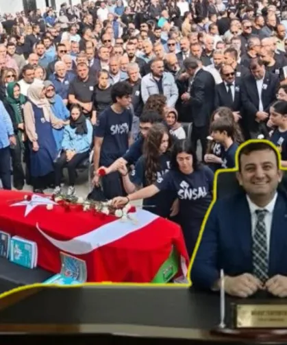 Kansere yenik düşen okul müdürü son yolculuğuna uğurlandı