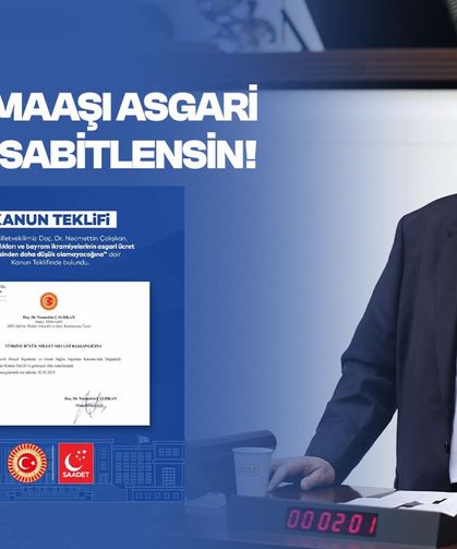 Çalışkan: Emekli maaşı asgari ücretten az olamaz, gasbedilen haklar iade edilmelidir