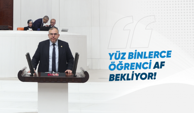 ÇALIŞKAN: “GELECEĞİMİZİ İNŞA EDECEK GENÇLERE ÖĞRENCİ AFFINI ÇOK GÖRMEYİN!”