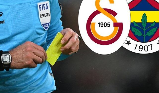 Derbiyi yabancı hakem mi yönetecek? "5 elit hakem TFF'nin gündeminde"