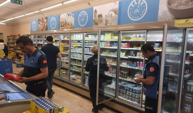 Reyhanlı'da zincir marketlere sıkı denetim