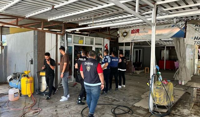 İskenderun’da otopark ve oto yıkamalar denetlendi