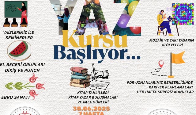 Antakya’da Diyanet Gençlik Yaz Kursu Başlıyor