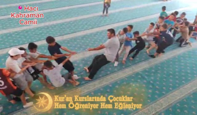 Çocuklar Hem Öğreniyor Hem Eğleniyor