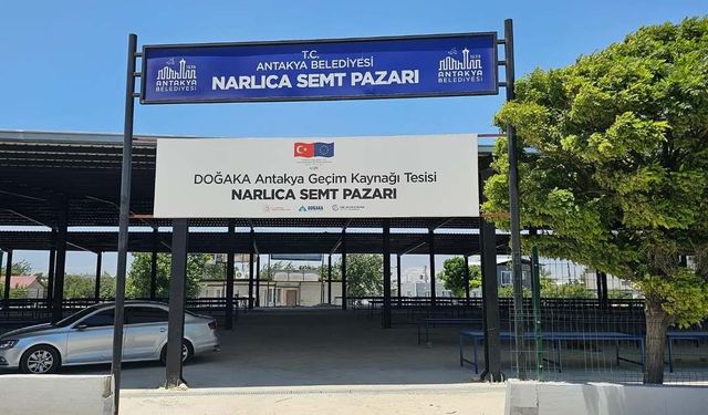 Narlıca Semt Pazarı Açılış İçin Gün Sayıyor