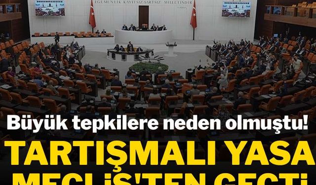 Tartışmalı ve tepki çeken İklim Kanunu Meclis'te kabul edildi