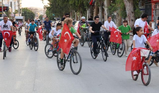 Arsuz’da bisiklet turu düzenlendi