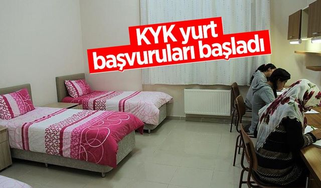 KYK yurt başvuruları başladı