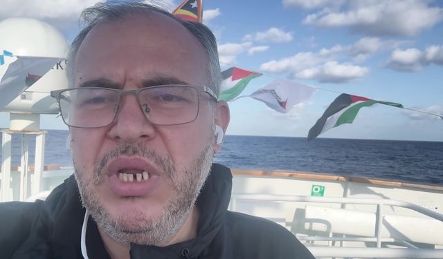 Milletvekili Çalışkan Vicdan Gemisi'nden Seslendi: Pazar Akşamı Gazze'de Olmayı Planlıyoruz