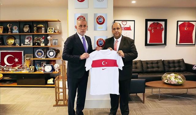 Başkan Ethem Çakır TFF Başkanı Hacıosmanoğlu’nu ziyaret etti